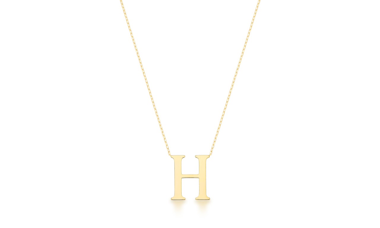 Colar Inicial Laser Banho de Ouro 18k.